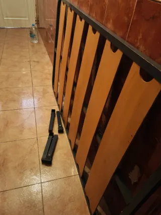 Somier de cama metálico