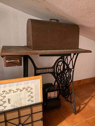 Máquina de coser Singer vintage