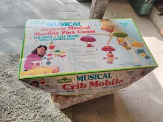 Móvil Musical Cuna Vintage Sesame Street