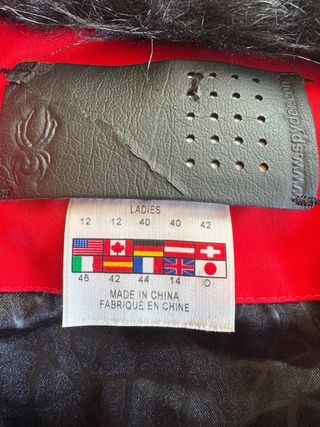 Chaqueta Spyder Mujer Roja