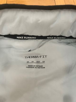 Chaleco Nike Running Negro Talla XS Con Etiquetas