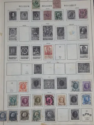 Alta filatelia. Única colección sellos clásicos.