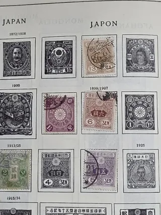 Alta filatelia. Única colección sellos clásicos.