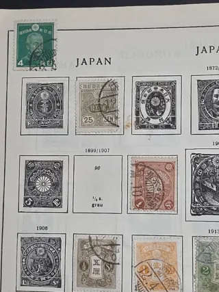 Alta filatelia. Única colección sellos clásicos.