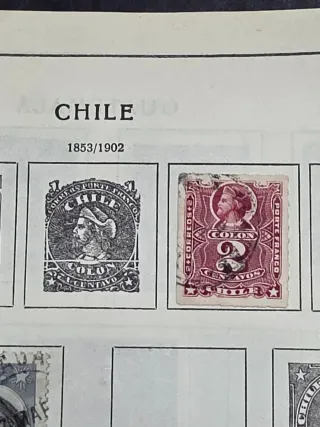 Alta filatelia. Única colección sellos clásicos.