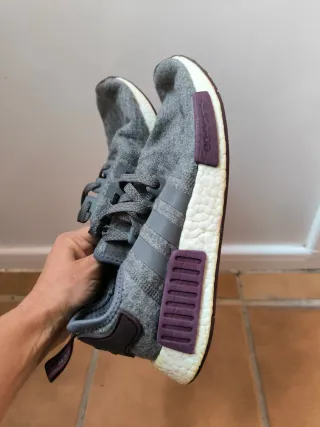 Zapatillas Adidas Hombre Grises y Moradas