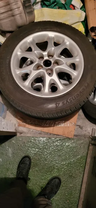 4 LLANTAS ALFA ROMEO EN 15 PULGADAS 5X98