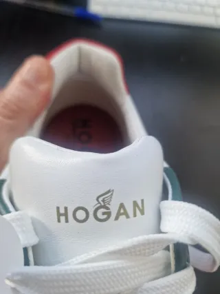 Zapatillas Hogan Verdes y Blancas