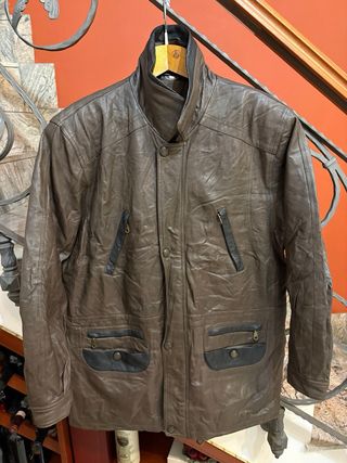 Giacca in vera pelle morbida di qualità  vintage