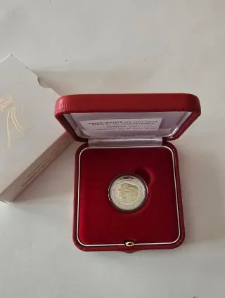 Mónaco 2021 2€ Proof BE. 10 años boda Real