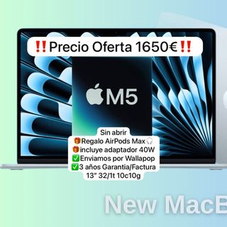 MacBook Air M5 13 32GB 1TB SIN ABRIR