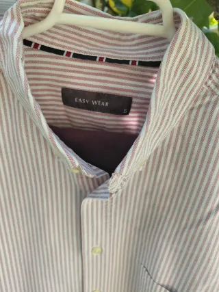 Camisa de rayas rosas y blancas EASY WEAR Talla 5