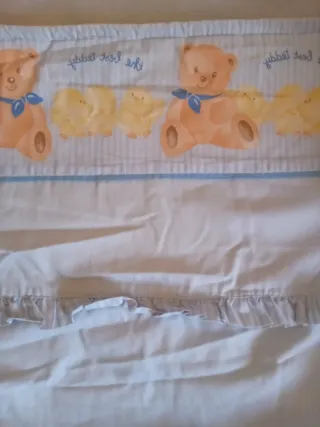 Edredón cuna con chichonera ositos