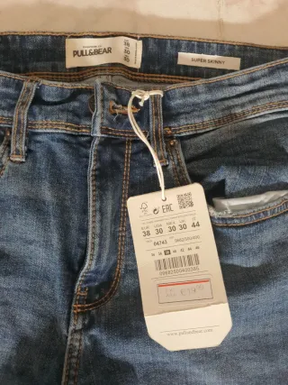 Pull&Bear Super Skinny Jeans Mujer Talla 36