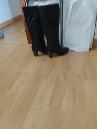 Botas altas mujer negras