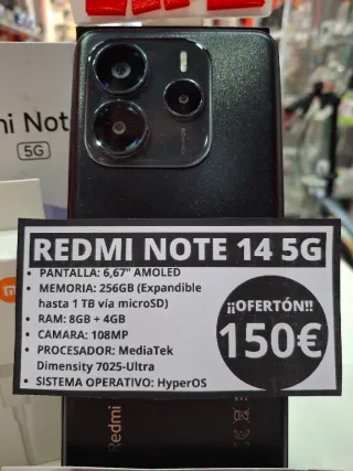 Xiaomi Redmi Note 14 5G 256GB