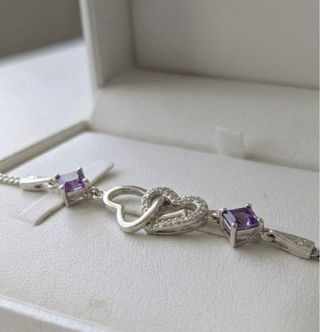 Pulsera Plata Corazon nueva