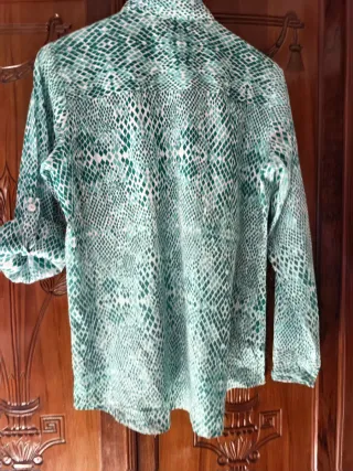 Blusa Perikita,manga larga de algodon,myu vaporosa