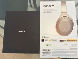 CAJA Sony WH-1000XM2 Auriculares Dorados