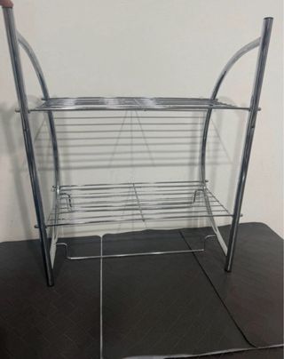 Struttura bagno 2 ripiani + portasciugamani