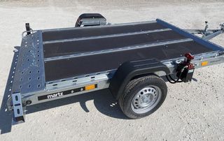 NUEVO: Remolque portamotos basculante hidráulico