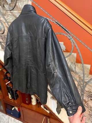 Giacca in vera pelle morbida di qualità vintage