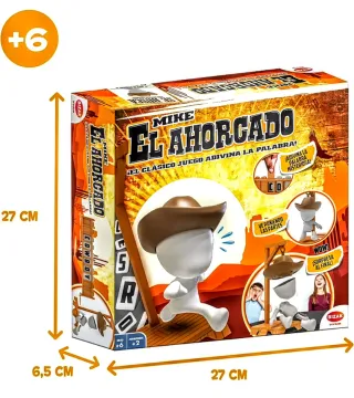 JUEGO DE MESA "MIKE EL AHORCADO (BIZAK)".