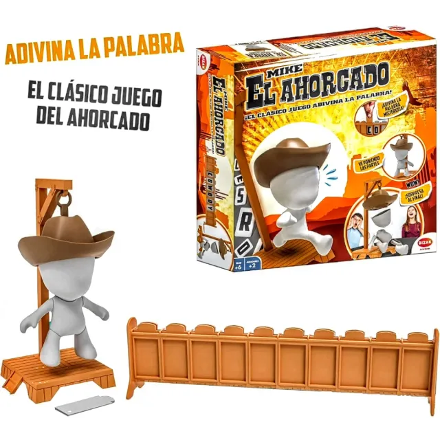 JUEGO DE MESA "MIKE EL AHORCADO (BIZAK)".