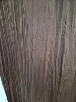 Vestido Zara viral  Marrón combiando Falda Plisada