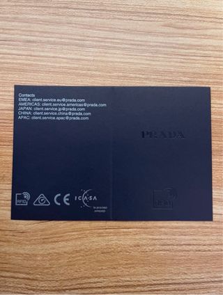 Occhiali da sole Prada neri