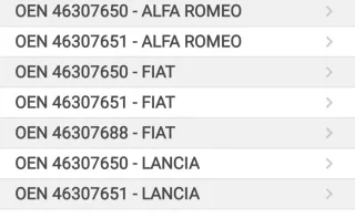 Palier transmisión Alfa Romeo Fiat Lancia