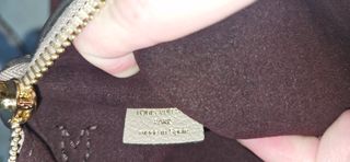 Bolso Pochette Louis Vuitton Beige