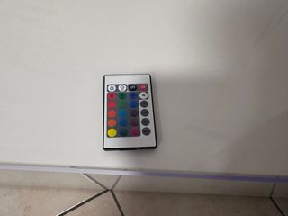 Mobile TV Bianco con LED Blu