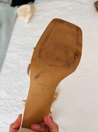 Sandalias Beige Talla 38
