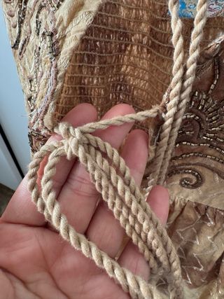 Vestido étnico hecho a mano estilo hippie