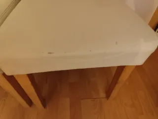 Juego de 4 sillas de comedor beige
