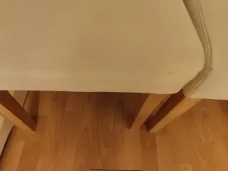 Juego de 4 sillas de comedor beige