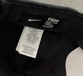 Gorra Nike Negra Talla Única