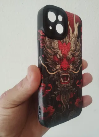 Funda iPhone 15 Dragón Nueva