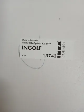 6 Sillas Ikea Ingolf Blancas con Cojines