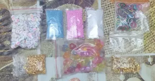 Lote de abalorios para bisutería