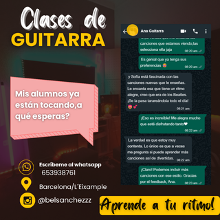 Clases de guitarra