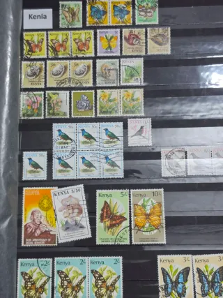Preciosa colección de sellos de África.