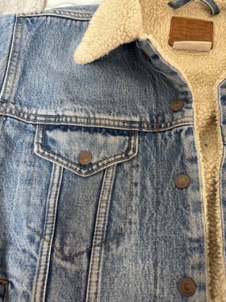 Cazadora Levi's vaquera con borrego T S unisex
