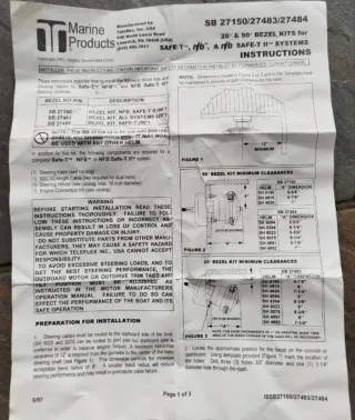 Dirección fueraborda hasta 150cv