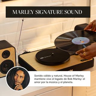 House of Marley Revolution Giradischi in Vinile Blu