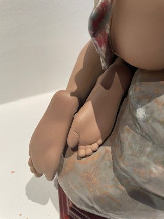 Figura Lladró Niña Sentada