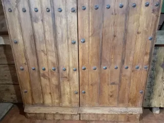 Puerta Antigua Madera maciza 2 Hojas  232x130cm