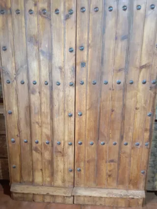 Puerta Antigua Madera maciza 2 Hojas  232x130cm
