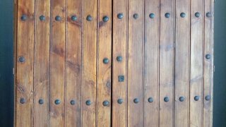 Puerta Antigua Madera maciza 2 Hojas  232x130cm